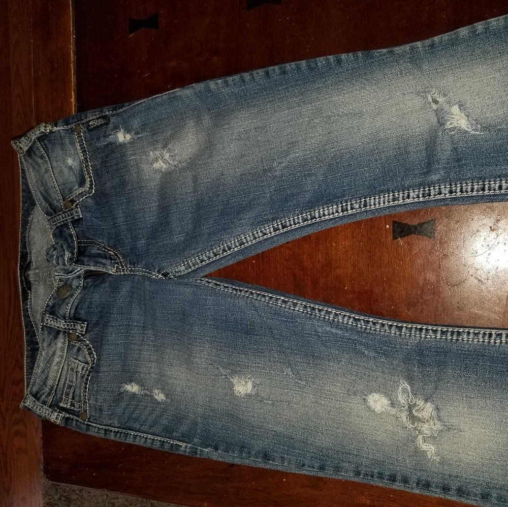 Silver jeans